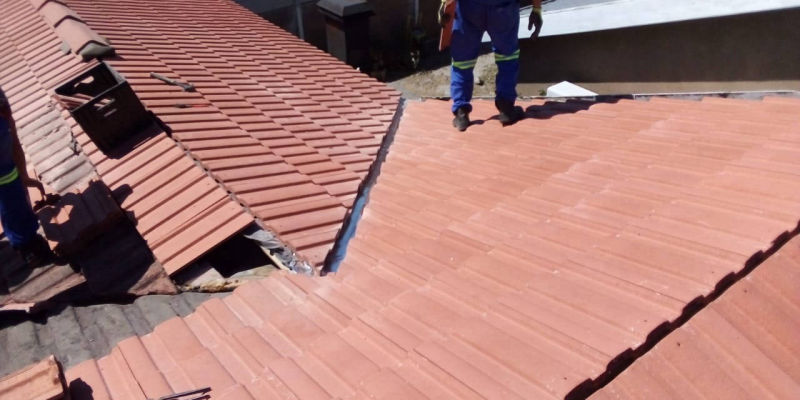 New Clay tile roof